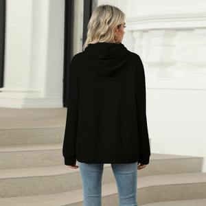 Nouveau été âge réduisant la vitalité sport loisirs ample surdimensionné à manches courtes couleur unie kangourou sac cordon à capuche - Product Image 4