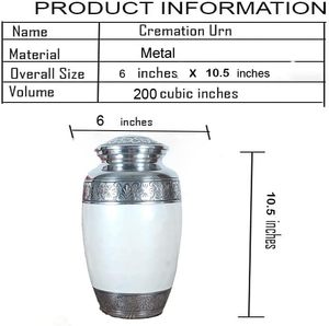 Engraved Aluminium Cremation Urn for Human <b>Ashes</b> Adult Male Female Pets Cat <b>Dog</b> Urn, Large Burial Funeral Urns - Product Image 5