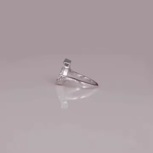 High Quality Moissanite <b>Ring</b> Lab Grown Diamond Engagement Bridal Wedding <b>Ring</b> From <b>Indian</b> Manufacturer - Product Image 4