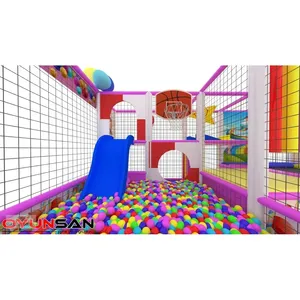 Sistema de Parque de Diversiones Comercial para Niños de 5x2m, Equipo de Juegos Interior, Trampolín, Piscina de Pelotas, Combinado para Centros Comerciales - Product Image 2