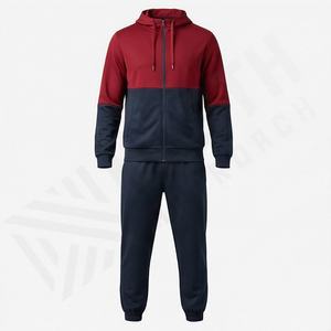 Conjunto Deportivo de Manga Larga con Cremallera Completa para Hombre, Estilo Deportivo, Calidad Atlética, para Gimnasio y Fitness, Color Personalizado - Product Image 1