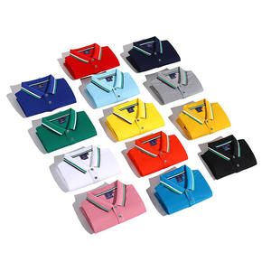 Uniforme de empresa de alta calidad 200gsm poliéster algodón hombres Polo camiseta personalizada hombres bordado Logo Polo camiseta para hombres - Product Image 5