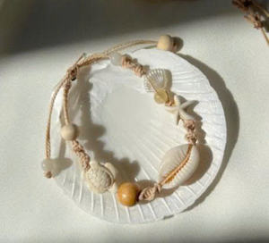 Vietnam Handmade Seashell <b>Bracelet</b> Unique Summer Beach Jewelry Handcrafted Gift - Product Image 2
