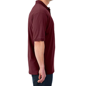Polo de Golf de secado rápido personalizable para hombre, tejido de poliéster transpirable de longitud larga con estampado de logotipo sólido de talla grande - Product Image 2