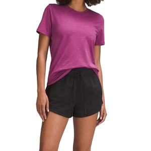 เสื้อยืดแขนสั้นผู้หญิง แห้งเร็ว คอกลม ระบายอากาศได้ดี ทรงเข้ารูป ซับเหงื่อ ผ้ายืด สแปนเด็กซ์ แห้งเร็ว แฟชั่นใหม่ - Product Image 3