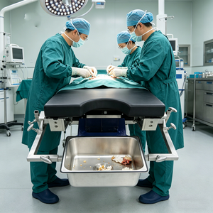 Bac à déchets en acier inoxydable de qualité médicale 304 avec support 20*20mm pour hôpital clinique certifié CE - Product Image 4