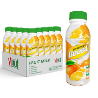 Marque privée/Fabricant de boissons gazeuses en gros-Bouteille de boisson au lait orange Nutrobost énergétique 350ml X 24 canettes/paquets-Échantillon gratuit