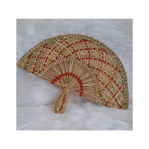 VENTILADOR DE MANO SEDGE NUEVO PRODUCTO MATERIAL NATURAL PRODUCTO ECOLÓGICO AL MEJOR PRECIO PRODUCTO DE VIET NAM - Product Image 2