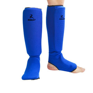 Protège-tibias légers en néoprène pour adultes - Entraînement, séances de gym et protection des jambes - Product Image 1