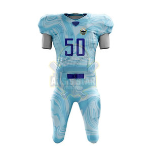 Vêtements de football américain personnalisables, ensembles d'uniformes grande taille confortables avec fonction respirante et conception de logo personnalisée - Product Image 1