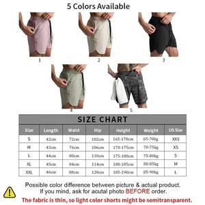 Vente en gros de short de course à pied en polyester à séchage rapide monocouche léger pour entraînement short de sport avec poches zippées OEM - Product Image 6