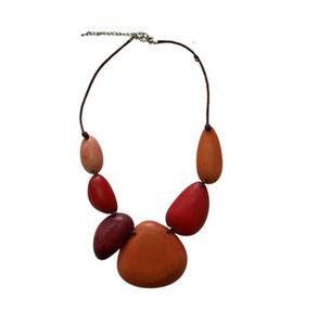Collier de perles rondes en bois pour femmes et filles, artisanat fait main, produit le plus vendu, collier en bois très demandé - Product Image 6