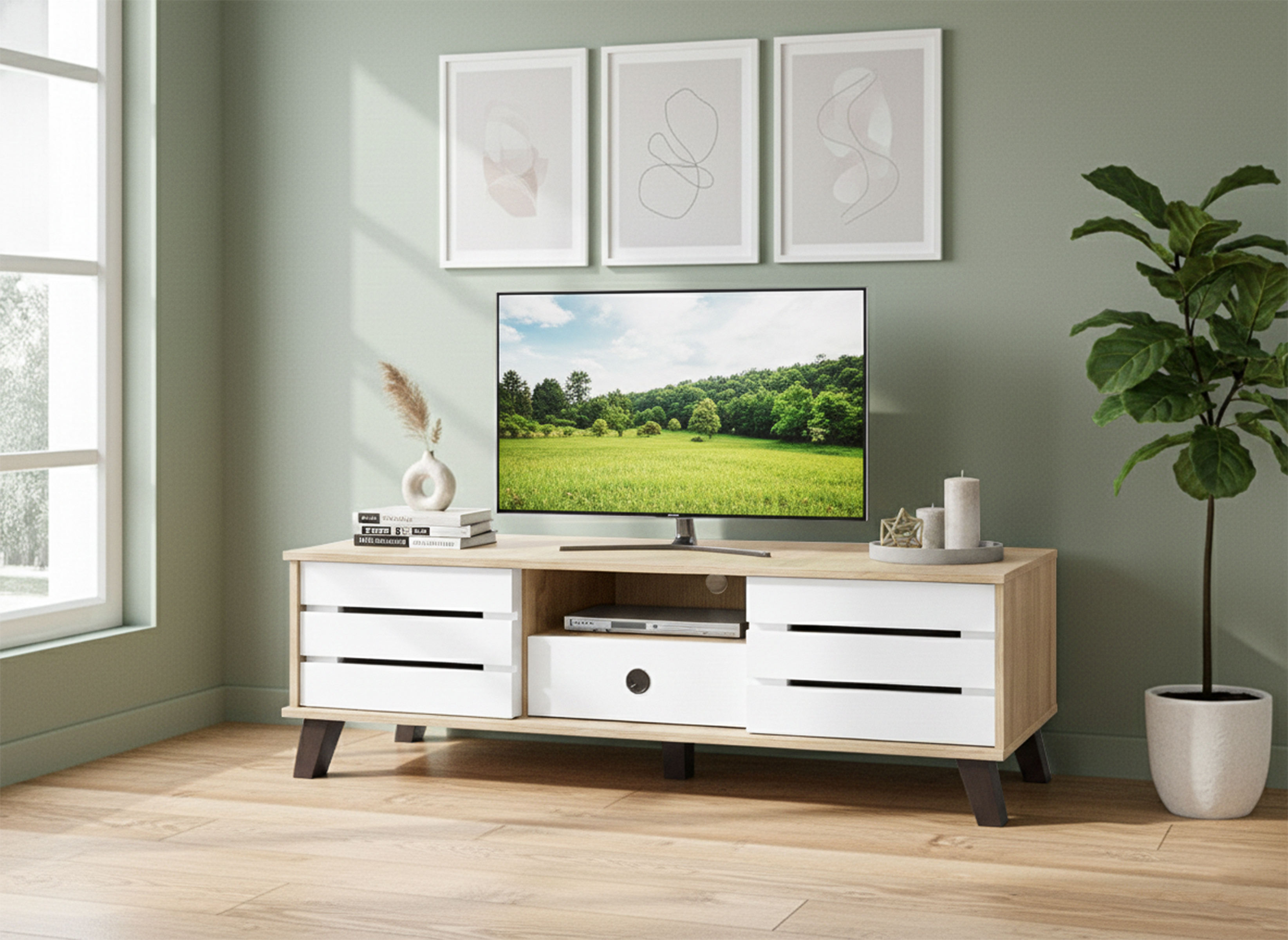 Light Somana Oak + White