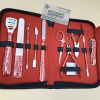 Ensemble de soins des ongles et des pieds professionnel, luxueux, écologique, durable, portable, kit de manucure et pédicure à domicile, acier inoxydable durable
