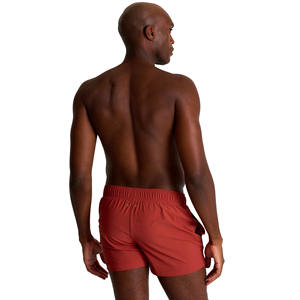 Short de plage une pièce décontracté pour homme 100% polyester respirant tricoté solide devant impression personnalisée avec logo - Product Image 4