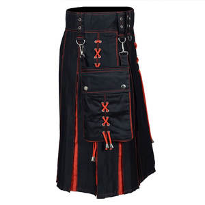 Kilt híbrido de utilidad de algodón de calidad superior para damas Kilt híbrido de nuevo diseño con correas de cuero ajustables - Product Image 6