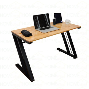 Pieds de table élégants en forme de Z 120x60 cm, structure de table en métal moderne et industrielle pour la maison, le bureau, l'appartement, la cuisine, l'hôtel - Product Image 2