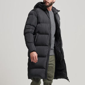 Chaqueta Larga Acolchada con Capucha para Hombre, Diseño Nuevo, Gran Venta, Impermeable, Ecológica, Colores Personalizados, Servicio OEM con Logotipo - Product Image 3