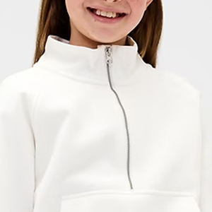 Sudadera con Cuello Alto para Niñas, Diseño de Alta Calidad con Cierre de Cremallera para Compradores al por Mayor, con Material Cómodo - Product Image 2