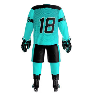 Ensemble d'uniformes de hockey sur glace durables, coupe confortable, respirant, coutures renforcées, uniforme de hockey sur glace idéal - Product Image 2