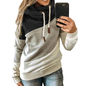 Sweat-shirt à capuche pour femme avec logo personnalisé, vêtements de rue, sweat-shirt à capuche en coton, vêtements pour femme grande taille - Product Image 2