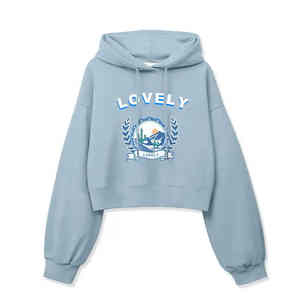 คอลเลกชันใหม่ล่าสุดระเหิดพิมพ์เสื้อสวมหัวผู้หญิง USA ขนาดผู้หญิงเสื้อกันหนาวหมวกชุด streetwear โลโก้ที่กําหนดเอง - Product Image 2