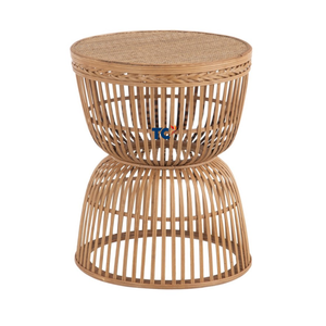 Natural Caned <b>Rattan</b> <b>Coffee</b> <b>Table</b> Living Room Handmade Wicker Ottoman Bedroom Side <b>Table</b> Made in Vietnam - Product Image 2