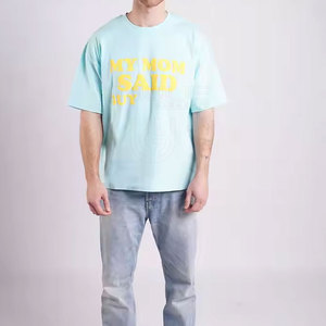 เสื้อยืดพิมพ์ลายพัฟสำหรับผู้ชายเสื้อยืดพิมพ์ลายพัฟสำหรับผู้ผลิตปากีสถานออกแบบโลโก้ของคุณเอง - Product Image 3