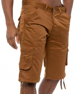 Short de jogging unisexe à taille élastique pour hommes et femmes avec rayures latérales pantalon de sport en polyester - Product Image 2
