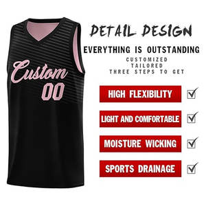 Ensemble d'uniformes d'équipe pour adultes à faible MOQ, respirant, en maille, sans manches, séchage rapide, antibactérien, vêtements de basketball personnalisés pour hommes - Product Image 6