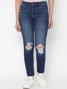 Pantalones vaqueros ajustados para mujer Control de barriga elástico Pantalones vaqueros lápiz de moda con todos los colores y MATERIAL PERSONALIZADO disponible - Product Image 2