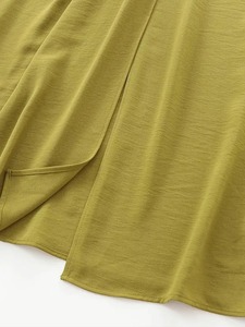 2025 femmes automne et hiver nouveautés mode tempérament conception ouverte boucle décoration sans manches longue robe - Product Image 6