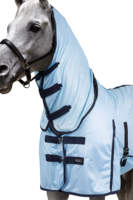 Drap anti-mouches avec protège-cou et protège-ventre pour chevaux