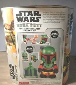 Juguete de Peluche Boba Fett de 12 Pulgadas - Lanzador de Cohetes a Aire con Luz y Sonido, Estilo de Dibujos Animados, para Edades de 8 a 13 Años, Unisex - Product Image 1