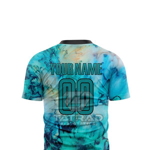 Service OEM Vente en gros Uniforme de football de haute qualité imprimé en couleur unie Sublimation 100% polyester Séchage rapide Respirant - Product Image 6
