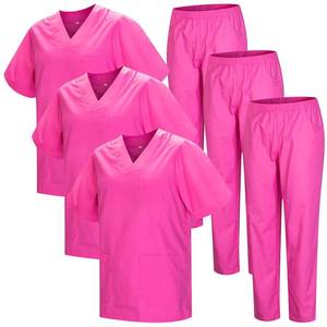 Tenues médicales de haute qualité, anti-rides, respirantes, à séchage rapide, en tricot, ensembles d'uniformes d'hôpital, accessoires pour infirmières, polyester, nylon - Product Image 2