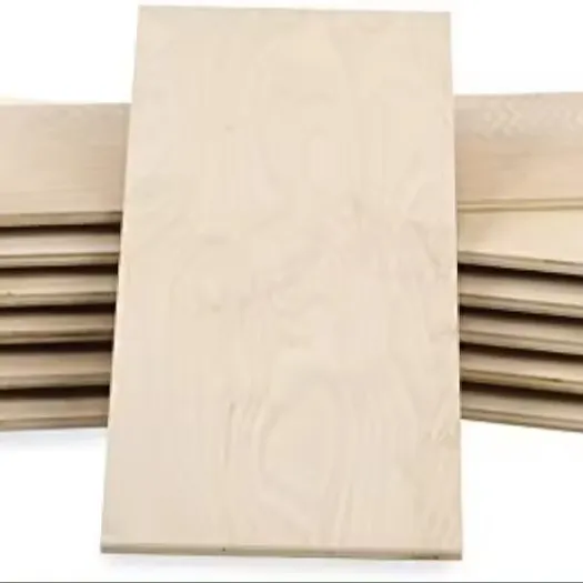 OEM ODM harga grosir 3mm 3-Ply 5-Ply board 300X450 MM Basswood Birch Beech Laser pemotong kayu lapis