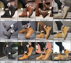 Chaussures Bottines <span class=keywords><strong>Martin</strong></span> Décontractées pour Hommes, Taille 46, Hiver, Étanche en Caoutchouc et Cuir, Style Usine - Product Image 6