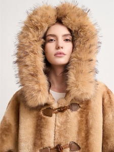 Nouvelle veste d'hiver pour femmes en coton avec doublure en fourrure, col en fourrure, taille ajustable, parka longue à capuche, taille plus M-6XL - Product Image 4