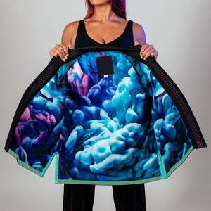 Kimono BJJ transpirable de Jiu Jitsu Gi para mujer ligero con estampado personalizado para torneos de entrenamiento ropa de artes marciales personalizada - Product Image 4