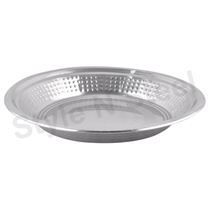 Ensembles de vaisselle Ustensiles de cuisine Plateau de service Meilleur vendeur Assiette profonde ronde en acier inoxydable Assiettes de chargeur - Product Image 1