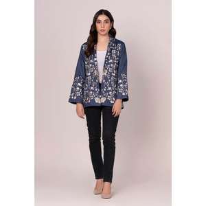 Chaqueta Varsity de Otoño para Mujer, Colección Studio, Chaqueta de Cuero Bordada WGK-DNW-DE-1959, Logotipo Personalizado, Acolchada, Corta, con Parches - Product Image 3