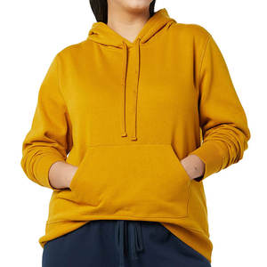 Custom women hoodie oversized pullover cotton fleece streetwear fashion sweatshirt for wholesale supply - Product Image 1