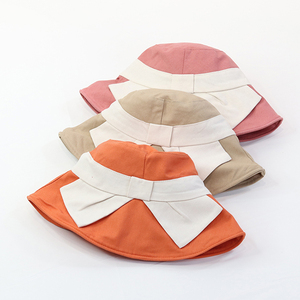 Sombrero de pescador de verano personalizado de fábrica, gorra de pescador de ala ancha para bebé liso para niño o niña para protección solar y Pesca - Product Image 4