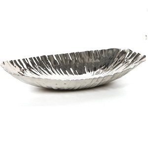 Plateau de service de forme ovale Offre Spéciale au design unique et moderne de qualité supérieure plat de fruits plaqué or pour la décoration de la maison et la cuisine - Product Image 6