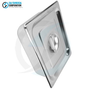 Plateau à instruments en acier inoxydable de qualité médicale avec couvercle, résistant à la corrosion manuelle pour une stérilisation à long terme - Product Image 2