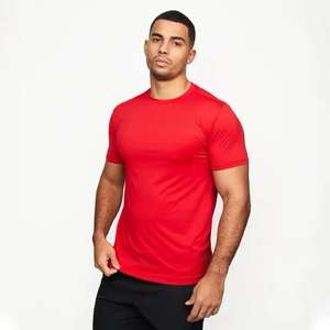 T-shirt vierge personnalisé pour hommes 250 300 Gsm lourd 100% coton T-shirt oversize épaule tombante Boxy Fit Crop T-shirt pour hommes - Product Image 2