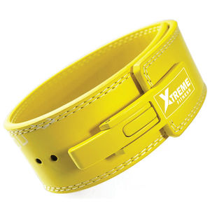 Cinturón de Cuero Vacuno Genuino Transpirable de 10 mm/13 mm de Grosor, Unisex, para Gimnasio, Fitness, Levantamiento de Pesas, Cross-Fit, Entrenamiento, Hebilla de Palanca Resistente - Product Image 5