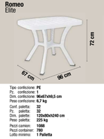 Meubles de jardin d'extérieur multi-usages, écologiques, de conception italienne traditionnelle, en PP résistant aux intempéries, certifiés ISO9001