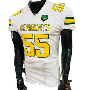 เสื้อแฟนฟุตบอลอเมริกัน เสื้อแฟนคลับ พิมพ์ลาย ปักลาย ไซส์ใหญ่ 7v7 ลายธง ภาพจริง ผลิตจากโรงงานปากีสถาน สำหรับกีฬาทุกประเภท - Product Image 1